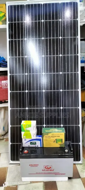 Powerful 250W Home Solar Solution + 200ah Battery