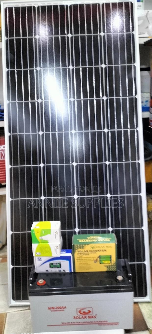 Nyumbani Lighting Solar System 250w Solar+200ah Battery
