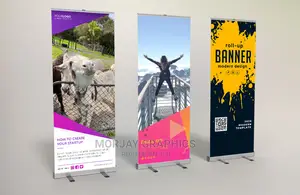 Branded Narrow Base Roll-Up Bannerr