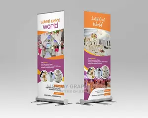 Branded Narrow Base Roll-Up Bannerr