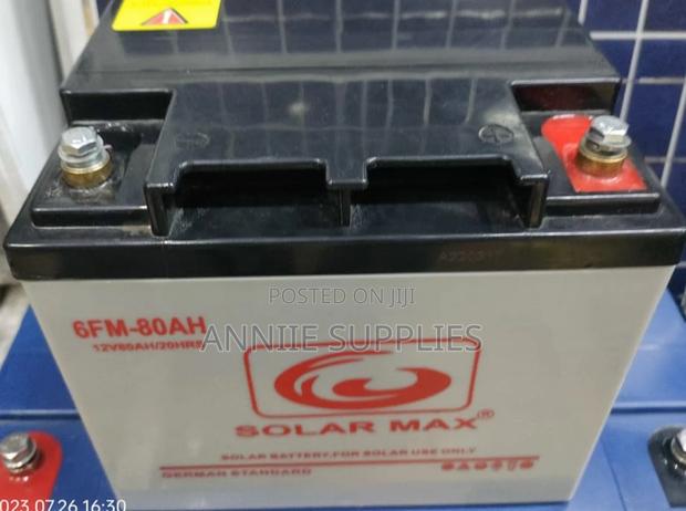 80ah /12volts Solar Battery - main view