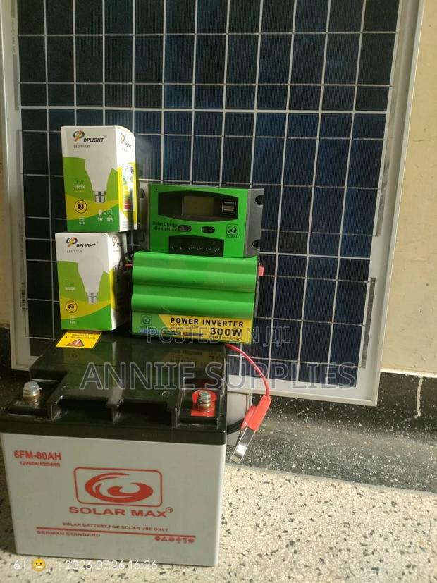 Full Package 100watts Solar Kit - main view