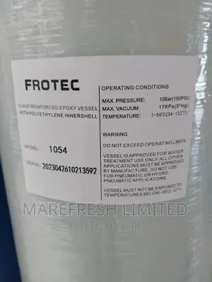 FRP Tank Vessel 1054,844,1252,1665,1354,