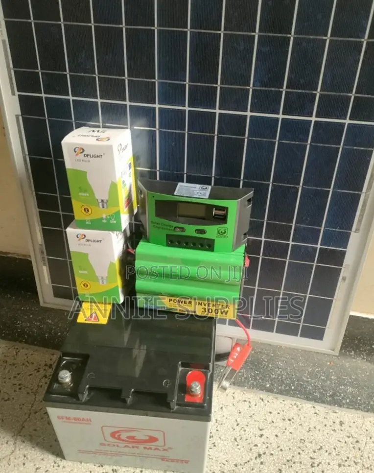 Lighting System 80w Solar Kit
