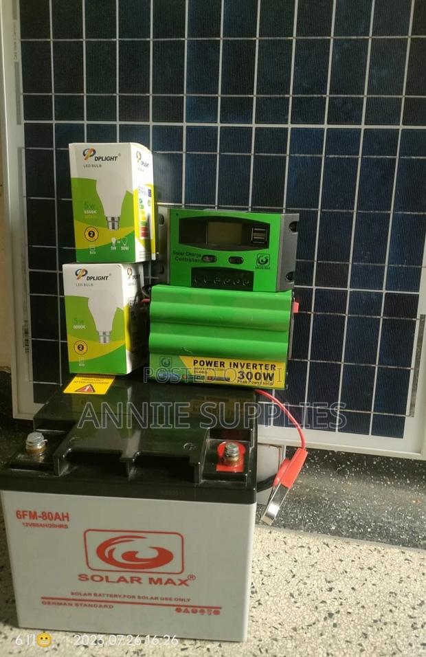 80w Home Lighting Solar System - main view