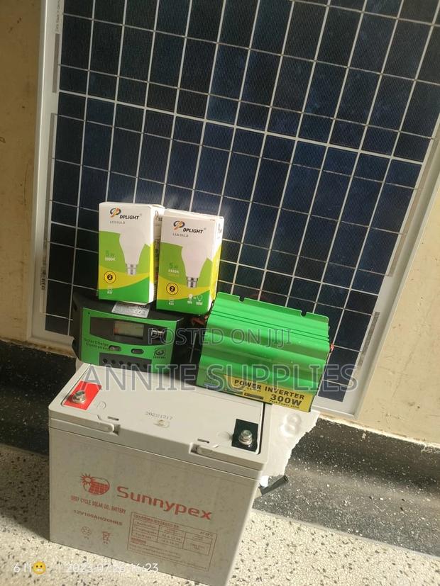 Sunny KIT With 120W Solar+ 100ah Battery