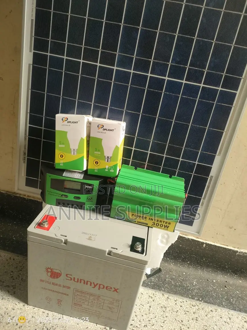 Sunny KIT With 120W Solar+ 100ah Battery