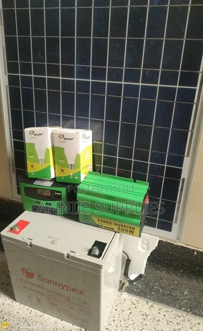 150w Solar+ 100ah Battery+ 300w Inverter+ 20a Controller