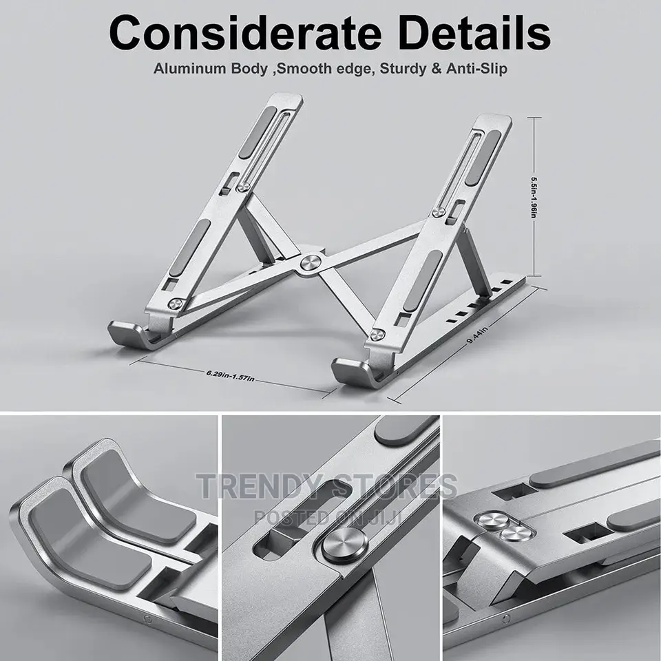 Aluminum Alloy Laptop Stand Adjustable Portable