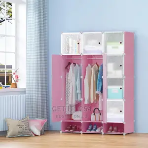 3COLUMN PLASTIC WARDROBES*■Size : 135*45*170cm