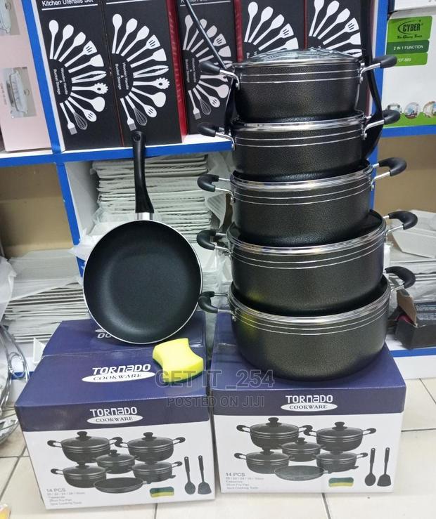 14pc Tornado Non Stick Cookware - main view