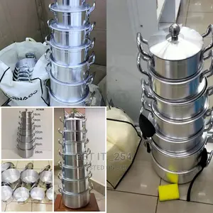 Tornado Cookware Set Sufuria*
▪Colour :Silver