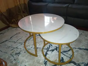 Beautiful Marble Top Nesting Stools