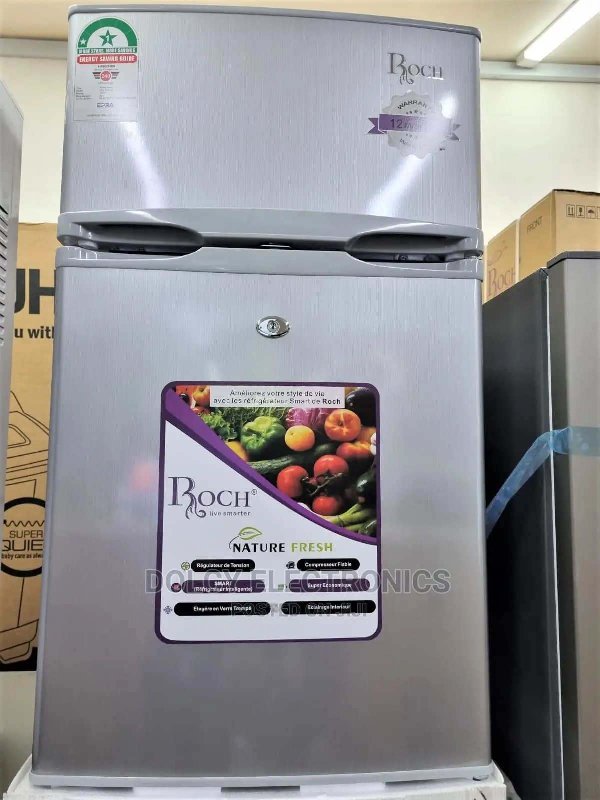 Roch Double Door Refrigerator 85 Litres