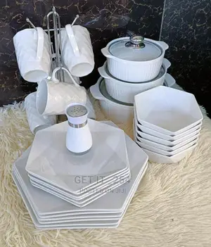 30pcs Hexagonal Dinner Set