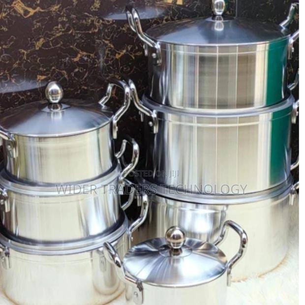 7pc Set Heavy Duty Sufurias With Lids
Aluminium TORNADO
