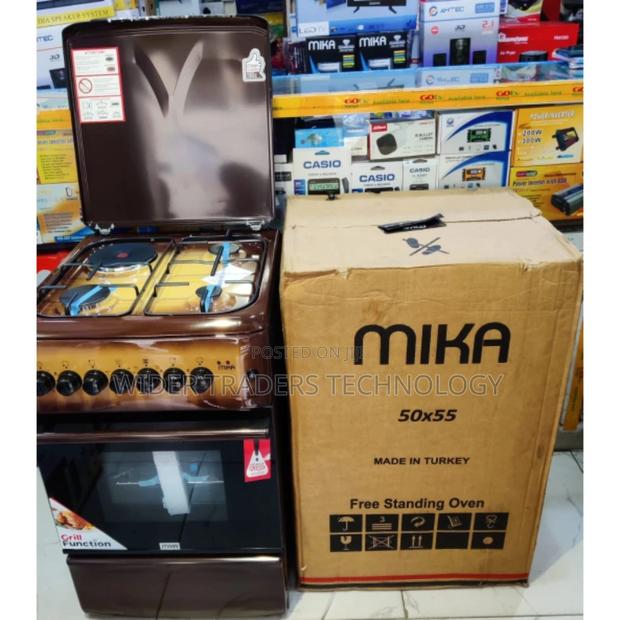 Mika Standing Cooker, 50cm X 55cm, 3 + 1, Dark Brown