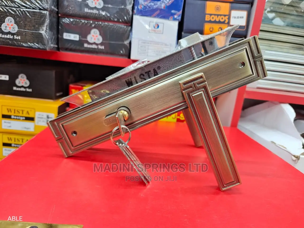 GJS Heavy Duty Locks for Both Grill Hardwood Doors