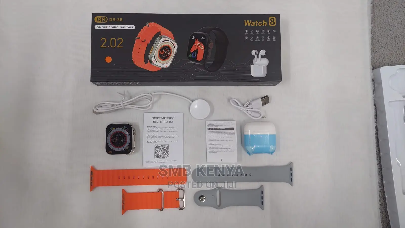Ultra Full Screen Smart Watch With Airpods (
