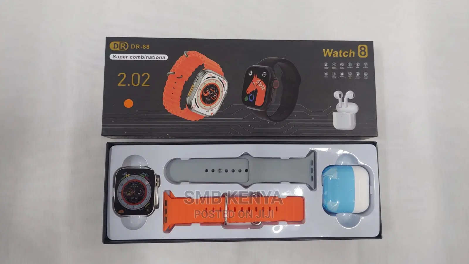 Ultra Full Screen Smart Watch With Airpods (