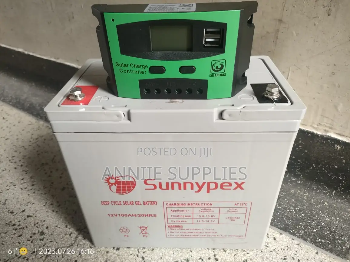 100AH Solar Battery+Controller Digital 20A
