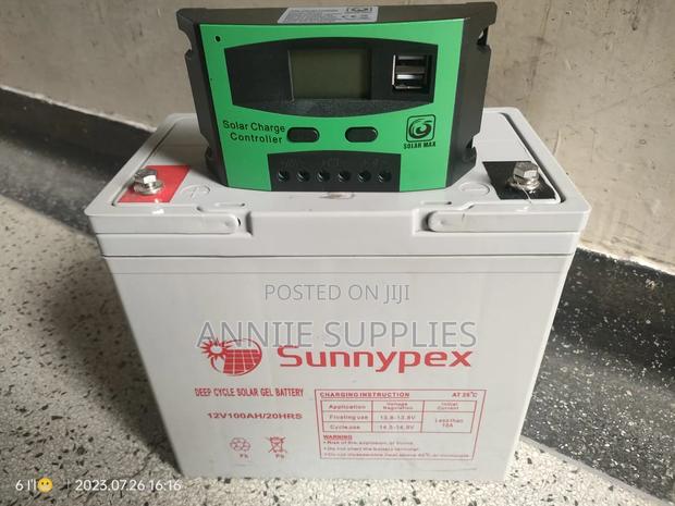 100AH Solar Battery+Controller Digital 20A