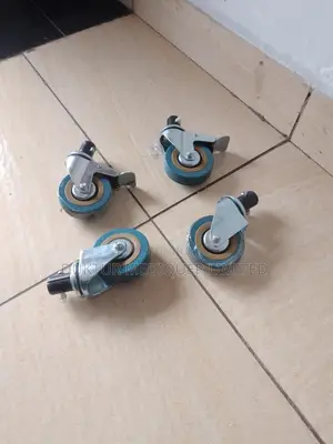 75×21 Castor Wheels With Brakes for Toilet Commode Walker