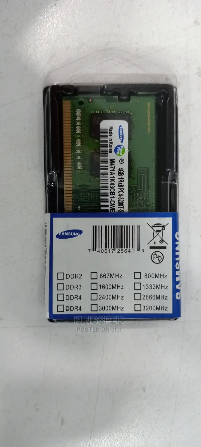 Laptop Memory 4gb Ddr4(Pc4)-3200mhz