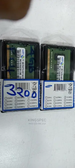 Laptop Memory 4gb Ddr4(Pc4)-3200mhz