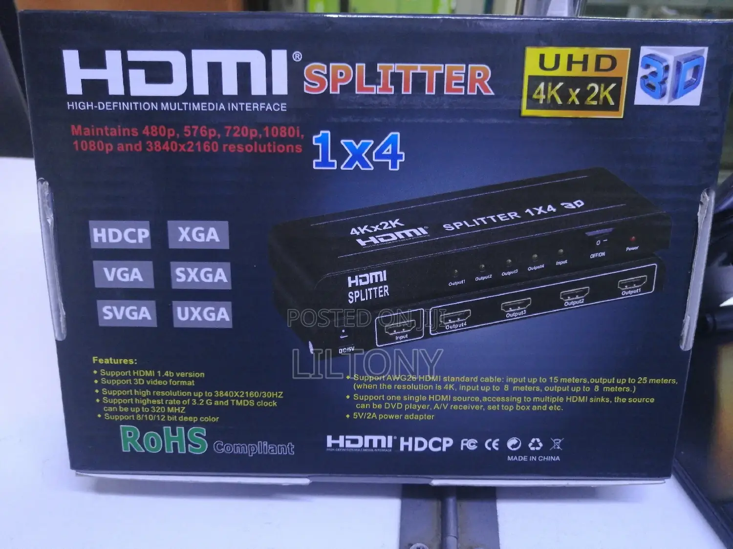  1x4 Hdmi Splitter