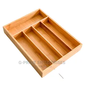 Bamboo Cutlery Organizer/Multi Purpose Drawer Organizer