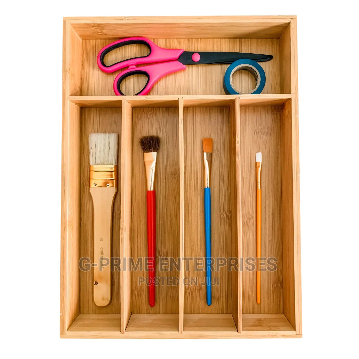 Bamboo Cutlery Organizer/Multi Purpose Drawer Organizer