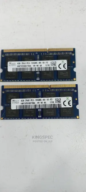 Skhynix Laptop Memory 4GB DDR3 (PC3) 10600mhz(Speed)