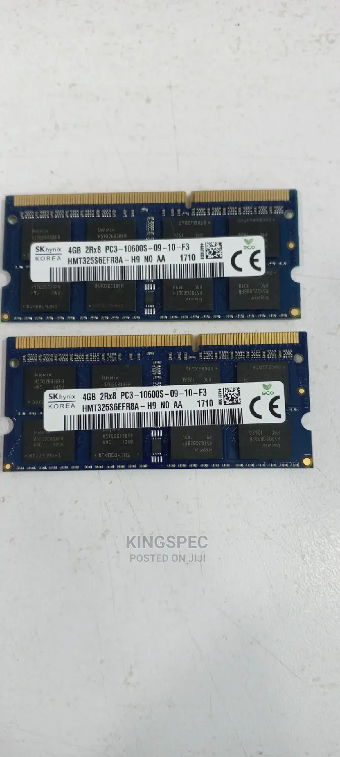 Skhynix Laptop Memory 4GB DDR3 (PC3) 10600mhz(Speed)