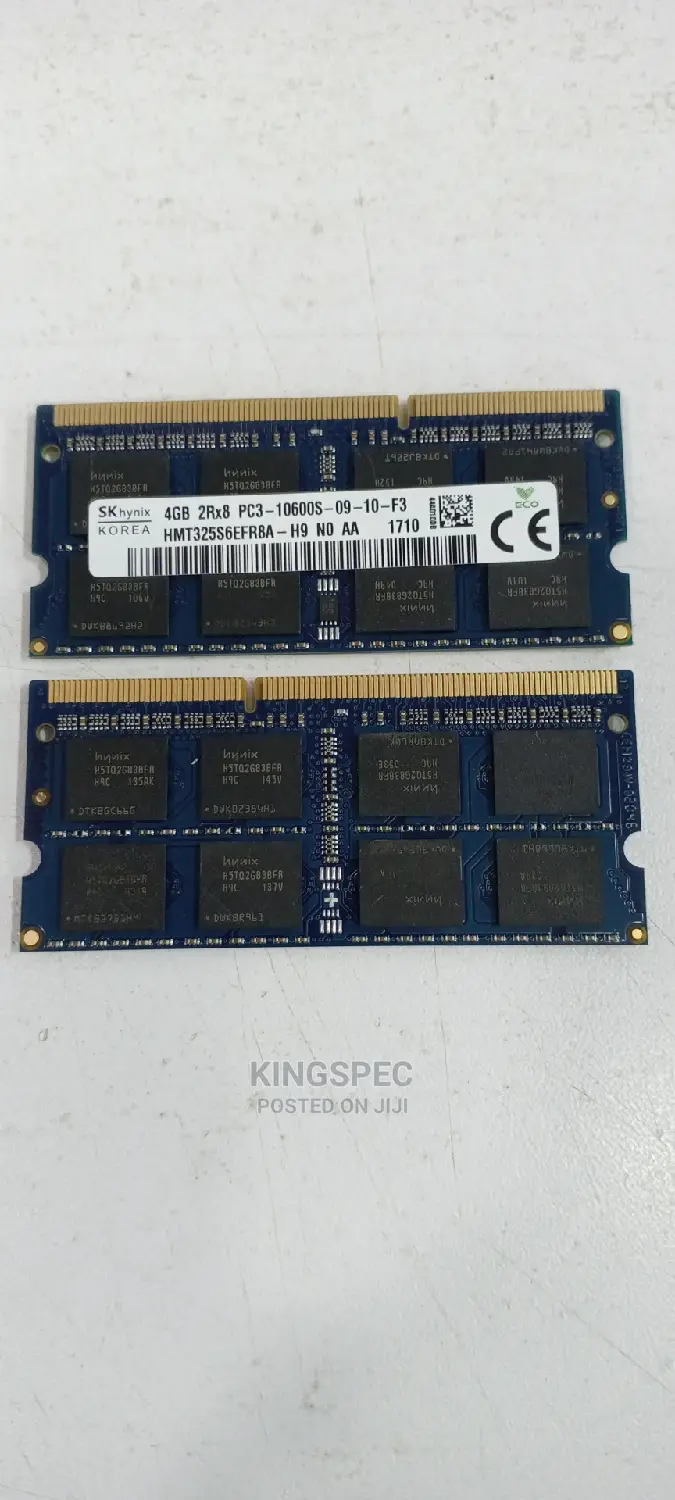 Skhynix Laptop Memory 4GB DDR3 (PC3) 10600mhz(Speed)
