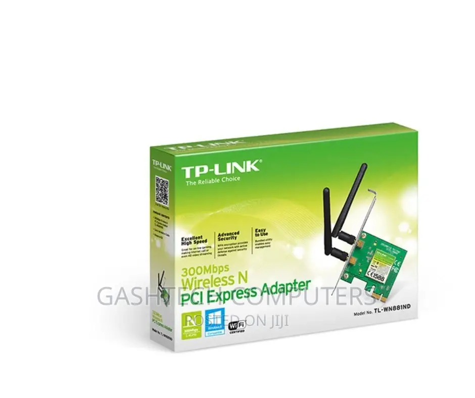 Tp-Link 300mbps Wireless N PCI Express Adapter - TL-WN881ND