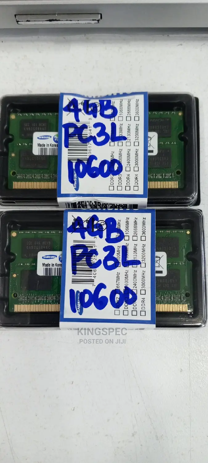 Laptop Memory 4gb Ddr3l (Pc3l)-10600mhz