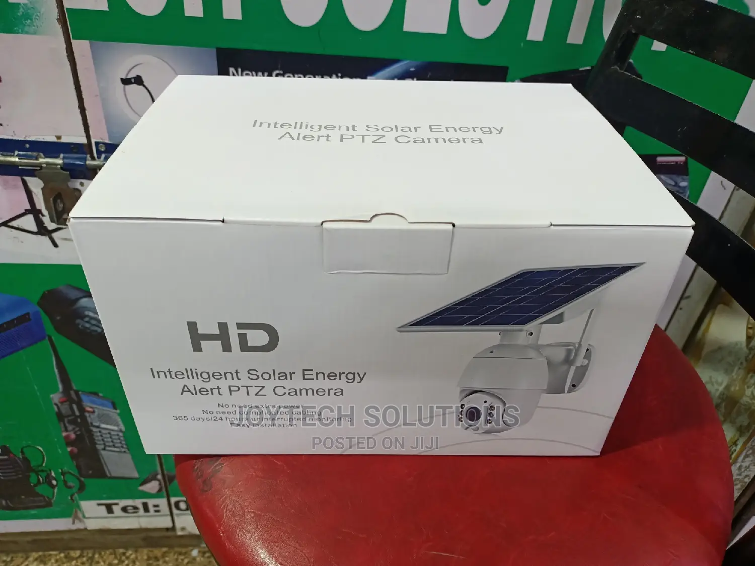 Intelligent Solar Energy Alert PTZ Camera, SIM Card Enabled