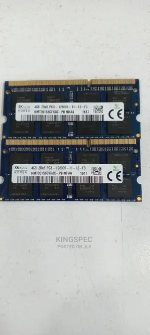 Skhynix Laptop Memory 4GB DDR3 (PC3) 12800mhz(Speed)