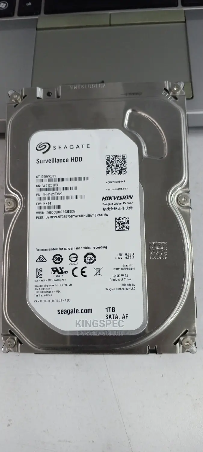 Seagate Surveillance Harddisk 1TB