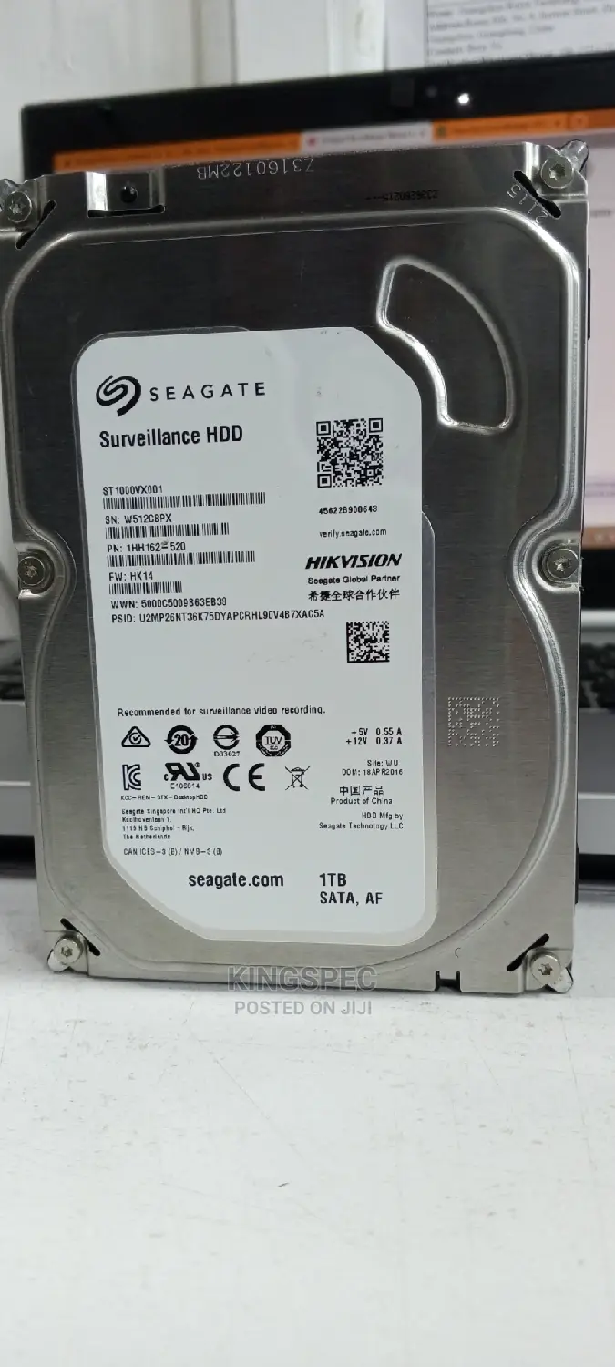 Seagate Surveillance Harddisk 1TB