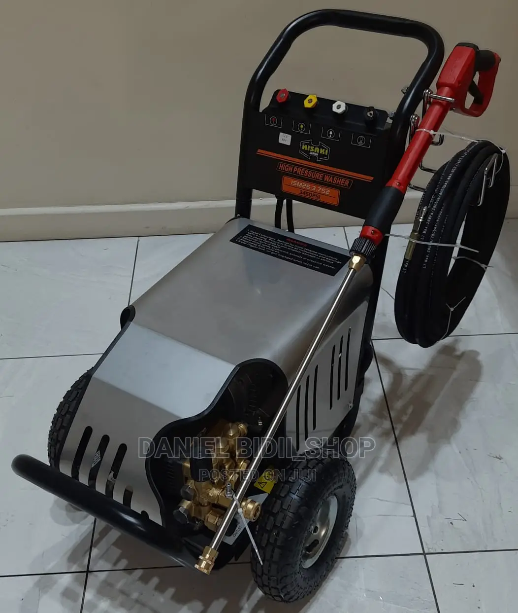 Hisaki Japan Electric Pressure Washer 3450psi 5hp Motor