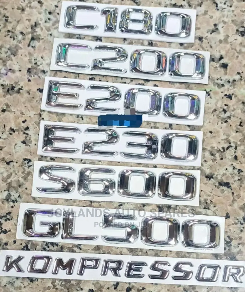 Car Label Names