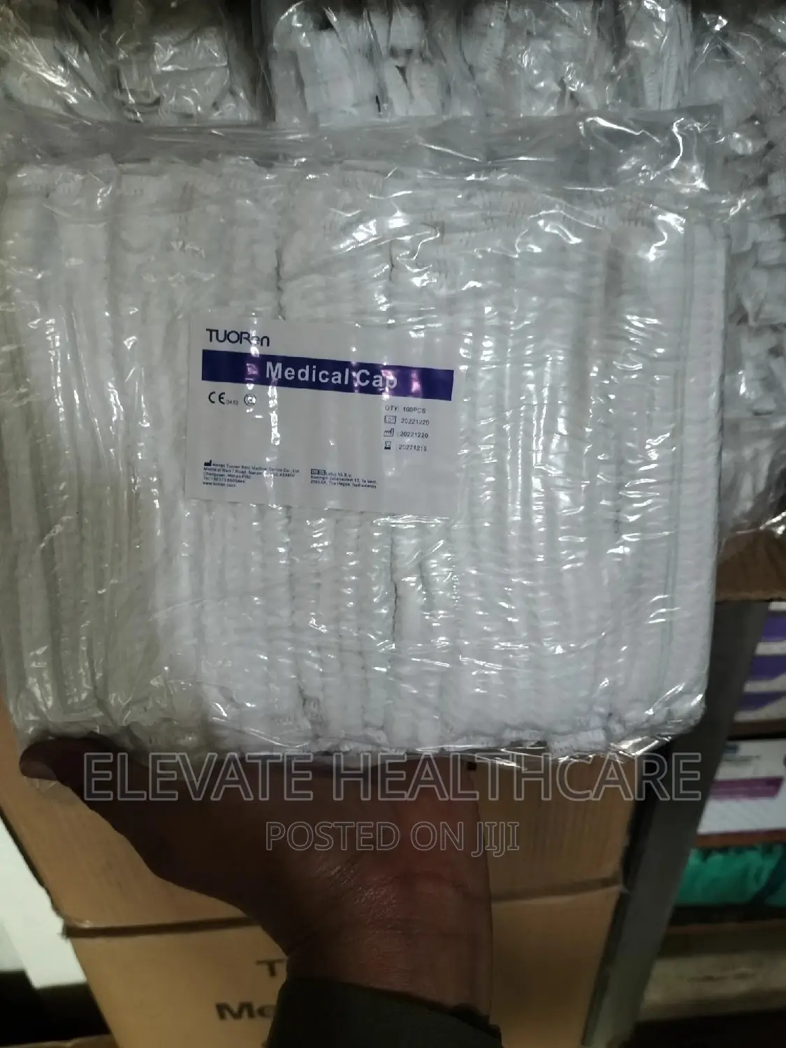 White Medical Hairnets/ Medical Cap