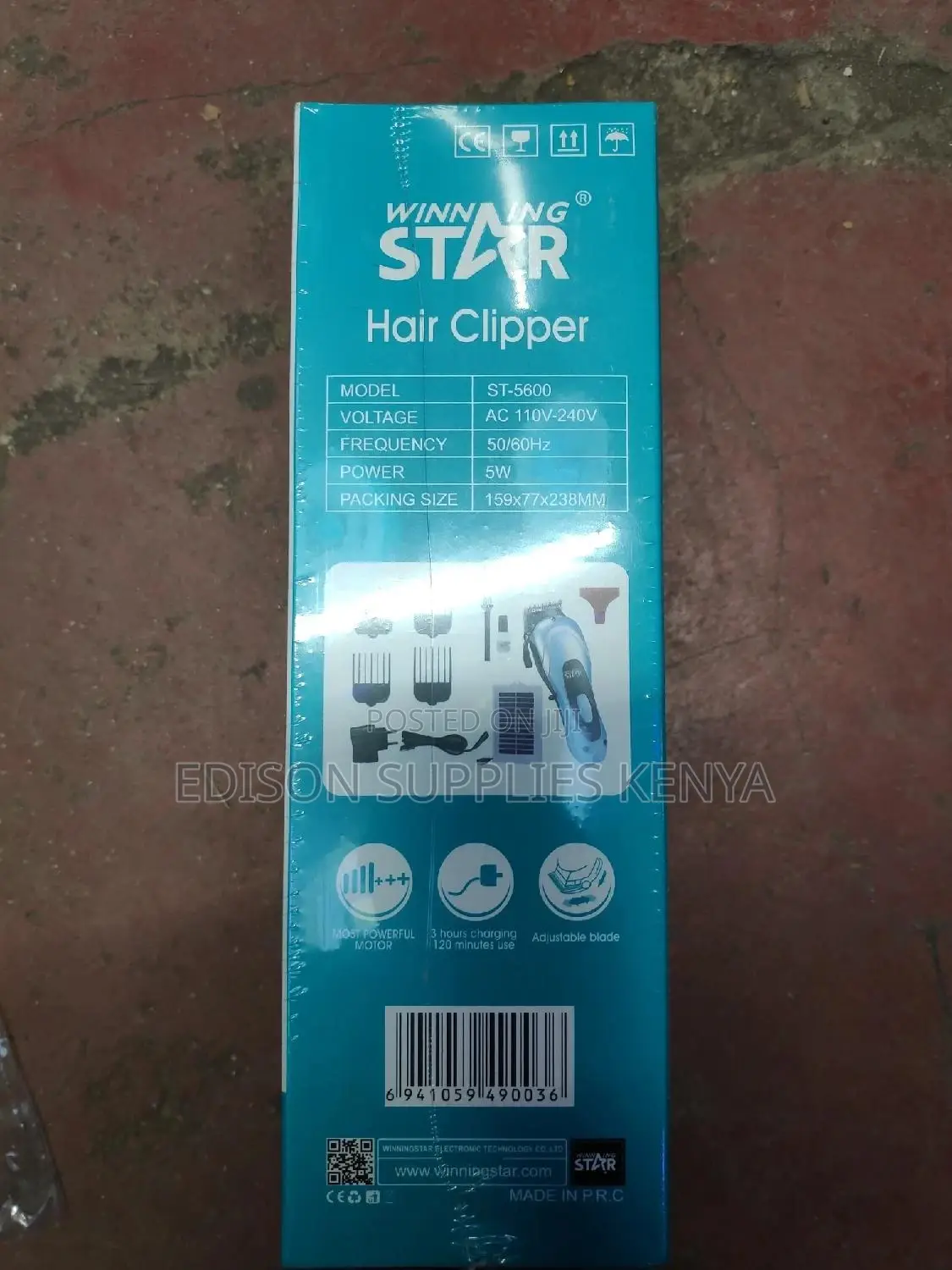 DC Solar SHAVER Hair Clipper Solar Rechargeable Shaving Mach