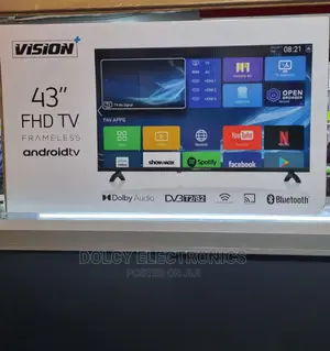 Vision Plus 43′′ FHD Frameless Android Smart Tv
