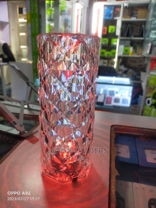 Rose Diamond Table Lamp With USB Charging Touch Lamp - main view