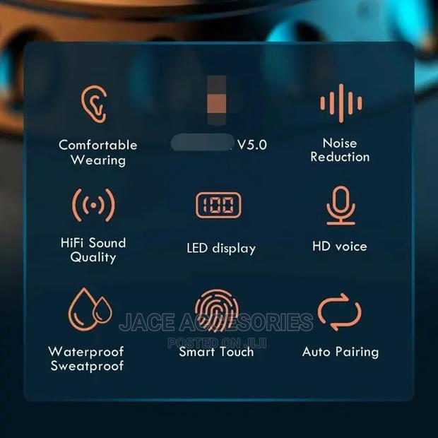 New F9-5 Bluetooth Earbuds TWS - thumbnail 2