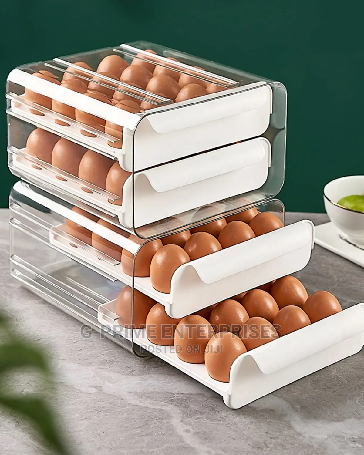 Eggs Storage Box -Egg Holder for Refrigerator