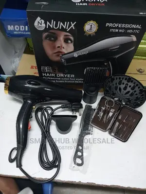 Nunix Brodry Hairdryer Red